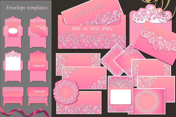 Elevate Your Holiday Greetings with This Pink Floral Template Set
