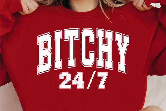 Exploring the Bitchy 24/7 PNG Digital Design Download
