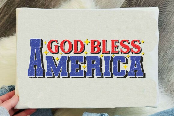 God Bless America Shirt, Patriotic PNG: A Designer's Asset