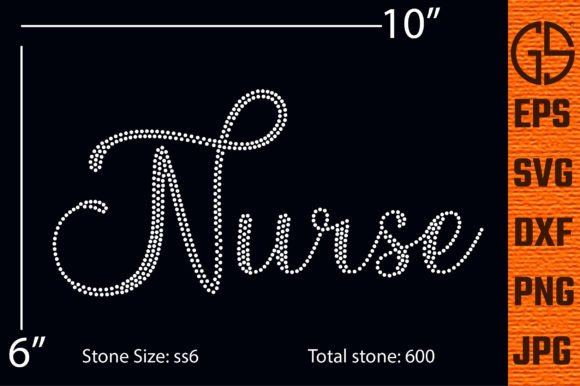 Nurse Rhinestone Template: A Creative Asset for Healthcare Projects