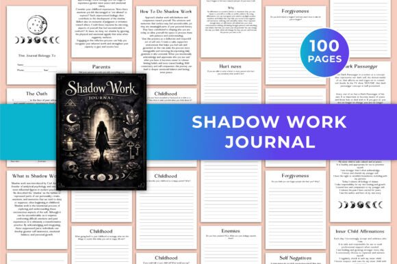 Shadow Work Journal Canva KDP Graphic: A Deep Dive