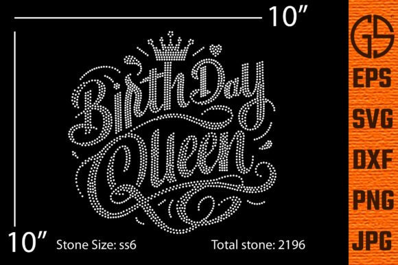 Sparkle and Statement: Mastering the Birthday Queen Rhinestone Design